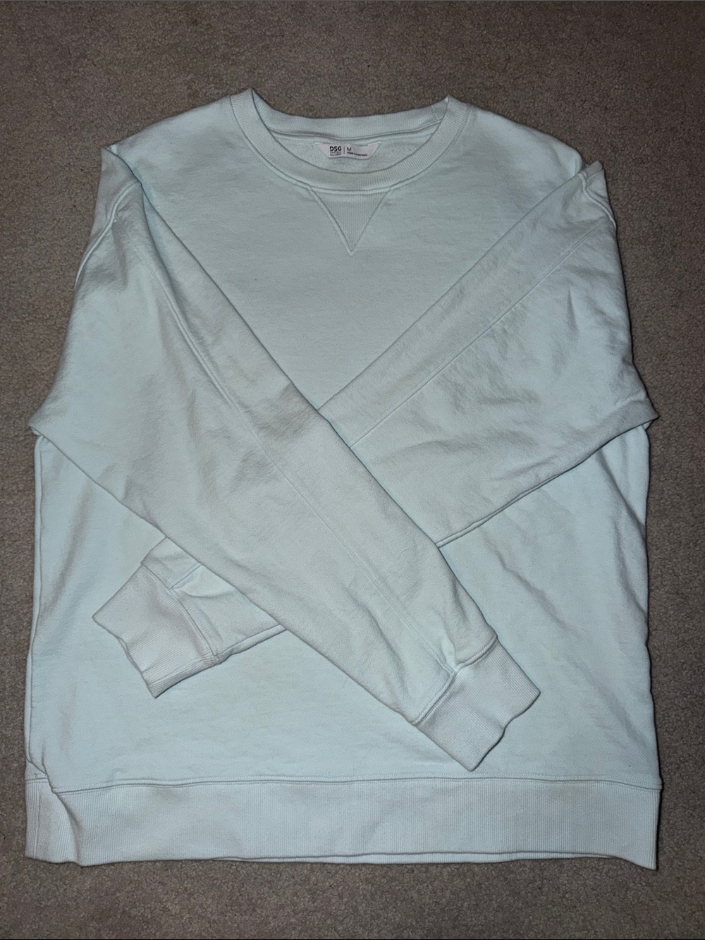 Classic Men's Crewneck Sweatshirt - Light Mint